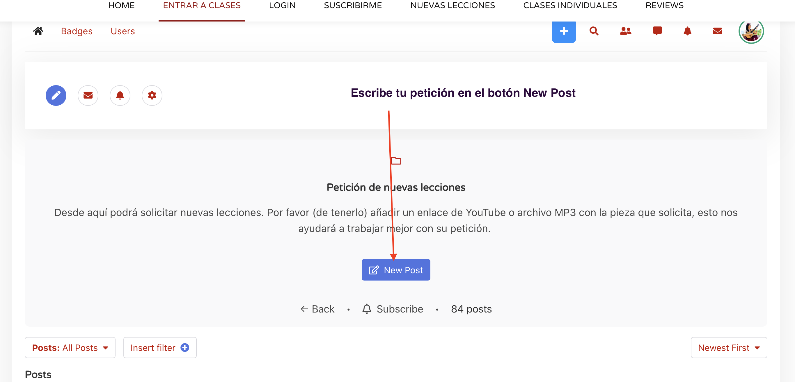 Enviar peticiones nuevas tablaturas para cuatro Enviar peticiones nuevas tablaturas para cuatro